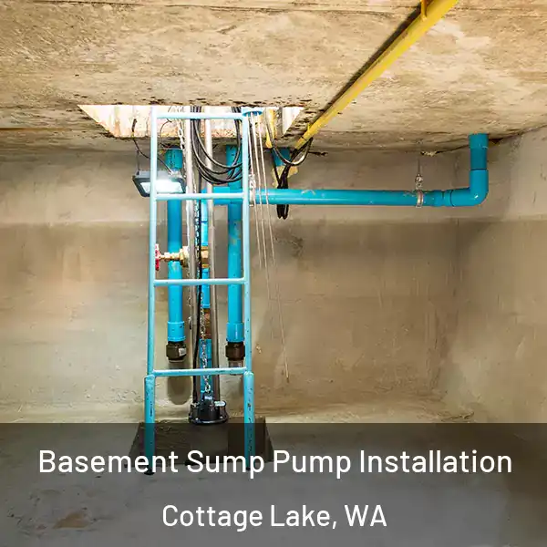  Basement Sump Pump Installation Cottage Lake, WA