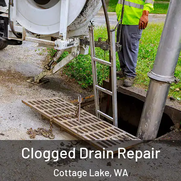 Clogged Drain Repair Cottage Lake, WA