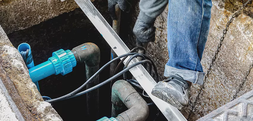 Zoeller Sewage Ejector Pump System in Cottage Lake