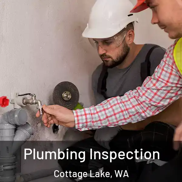  Plumbing Inspection Cottage Lake, WA