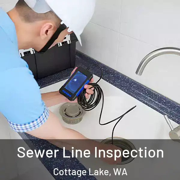  Sewer Line Inspection Cottage Lake, WA